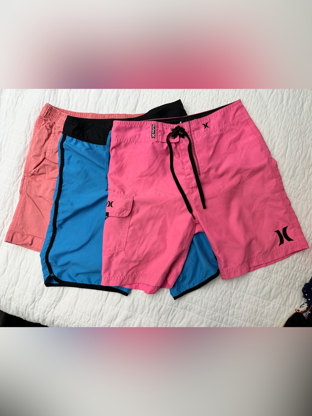 Hurley, Quiksilver and Southern Tide Swim Shorts